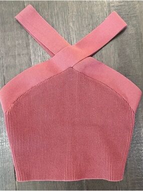 Aritzia Ribbed Halter Top